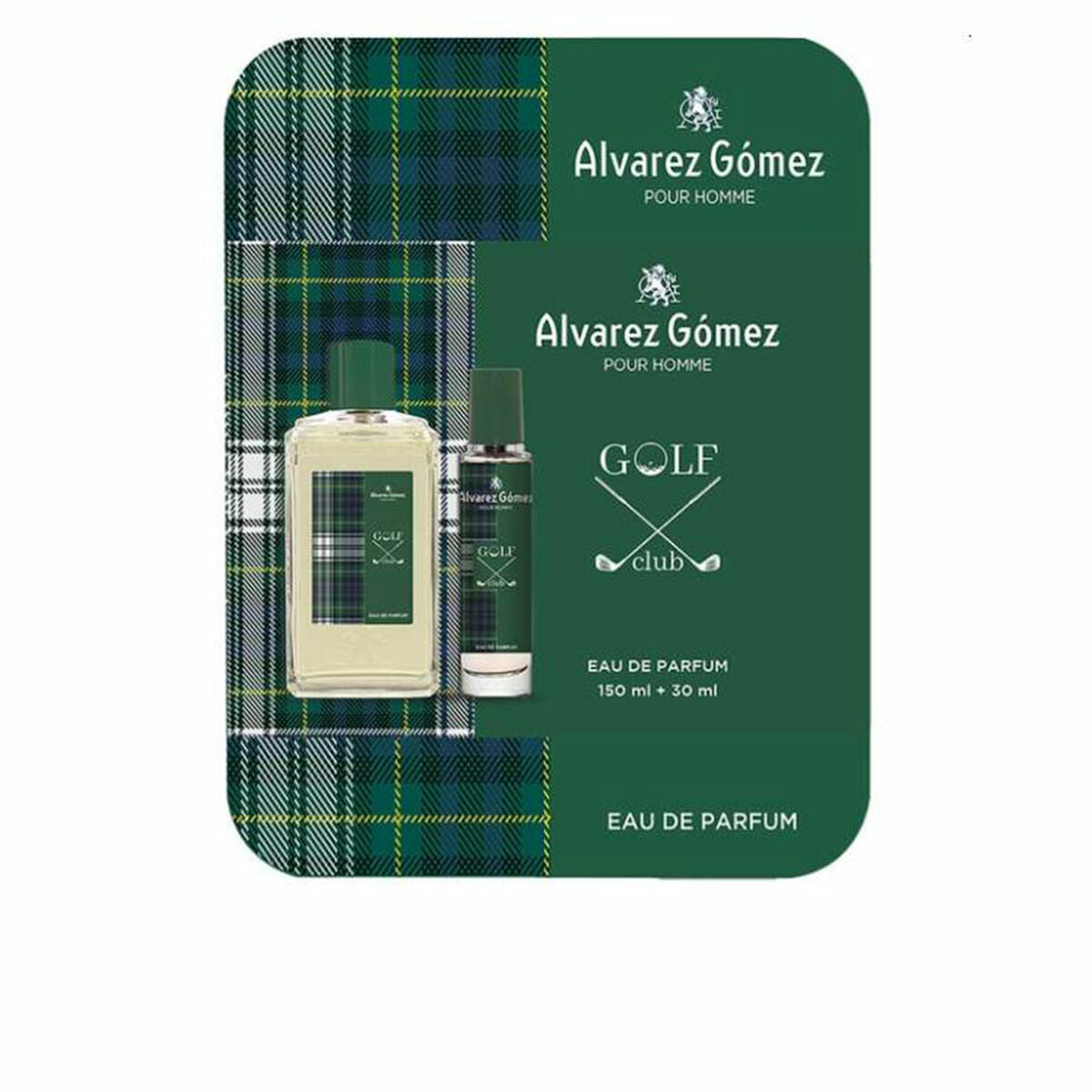 Parfumset voor Heren Alvarez Gomez GOLF CLUB EDP 2 Onderdelen