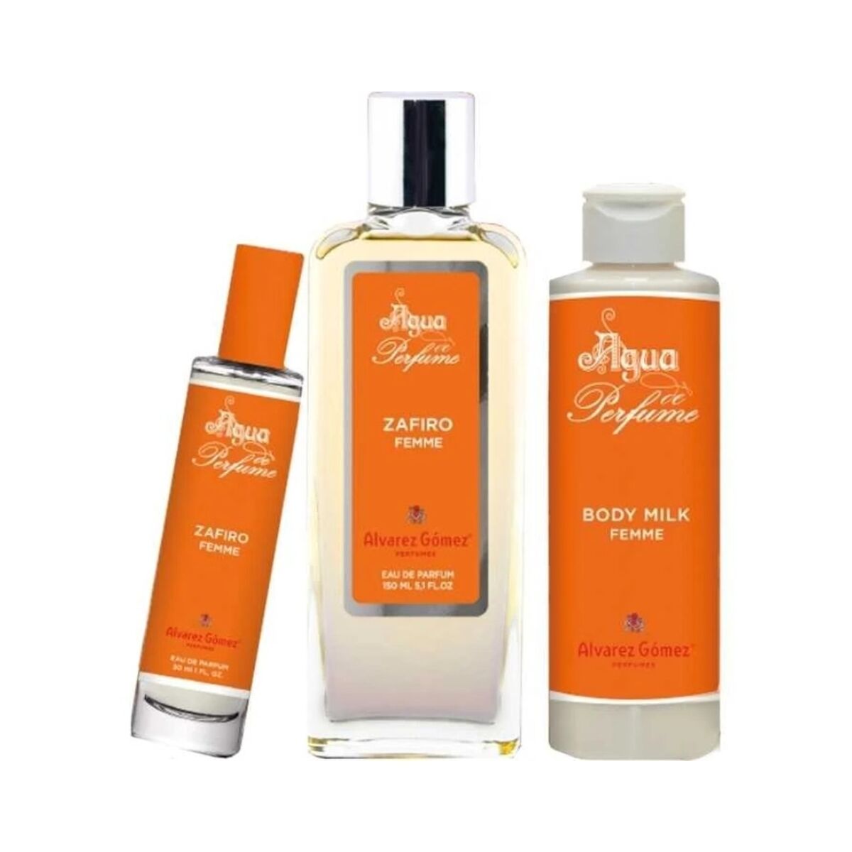 Parfumset voor Dames Alvarez Gomez ZAFIRO FEMME EDP Zafiro Femme 3 Onderdelen - Schoonheid, Parfums en geuren - Alvarez Gomez