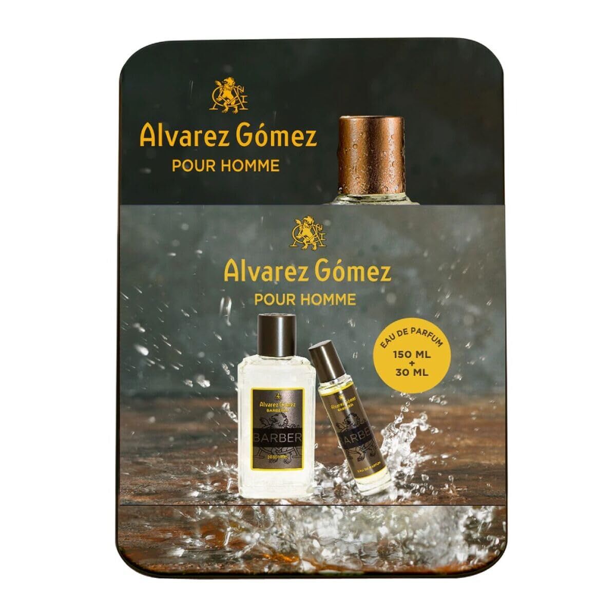 Parfumset voor Heren Alvarez Gomez BARBERIA AG EDP Pour Homme 2 Onderdelen