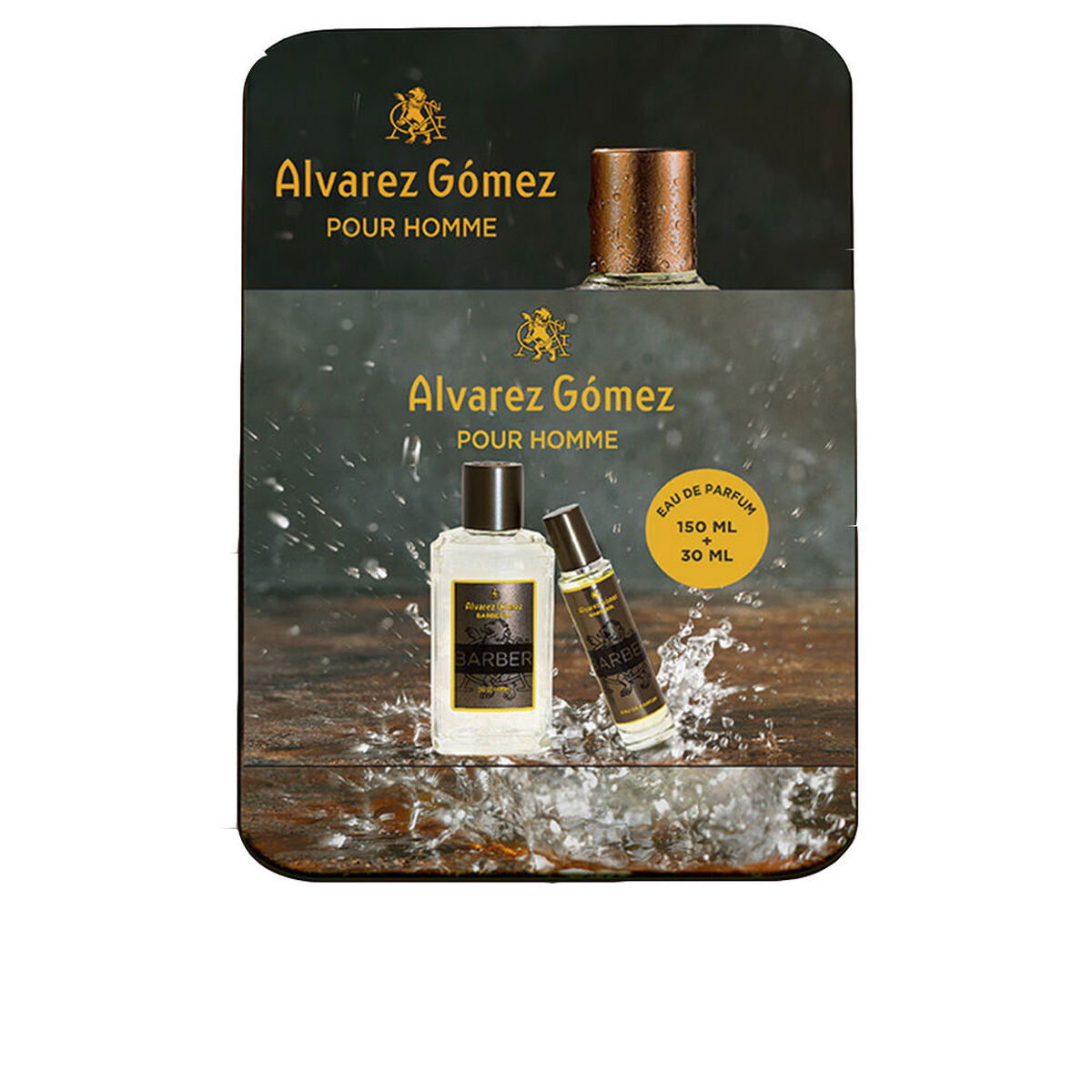 Parfumset voor Heren Alvarez Gomez BARBERIA AG EDP Pour Homme 2 Onderdelen
