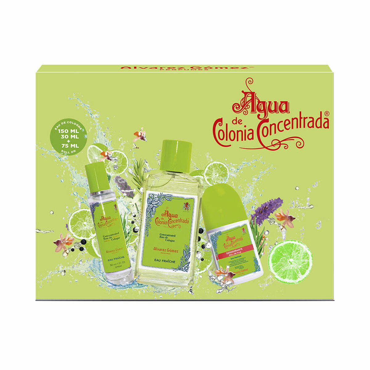 Parfumset voor Uniseks Alvarez Gomez AGUA DE COLONIA EDC 3 Onderdelen