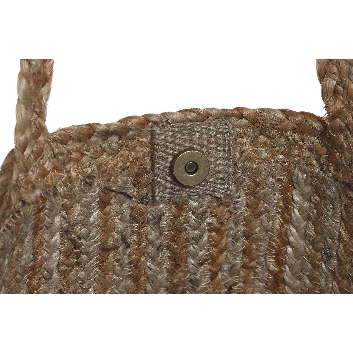 Handtas Dames DKD Home Decor Bruin Crème 50 x 23 x 33 cm (2 Stuks)