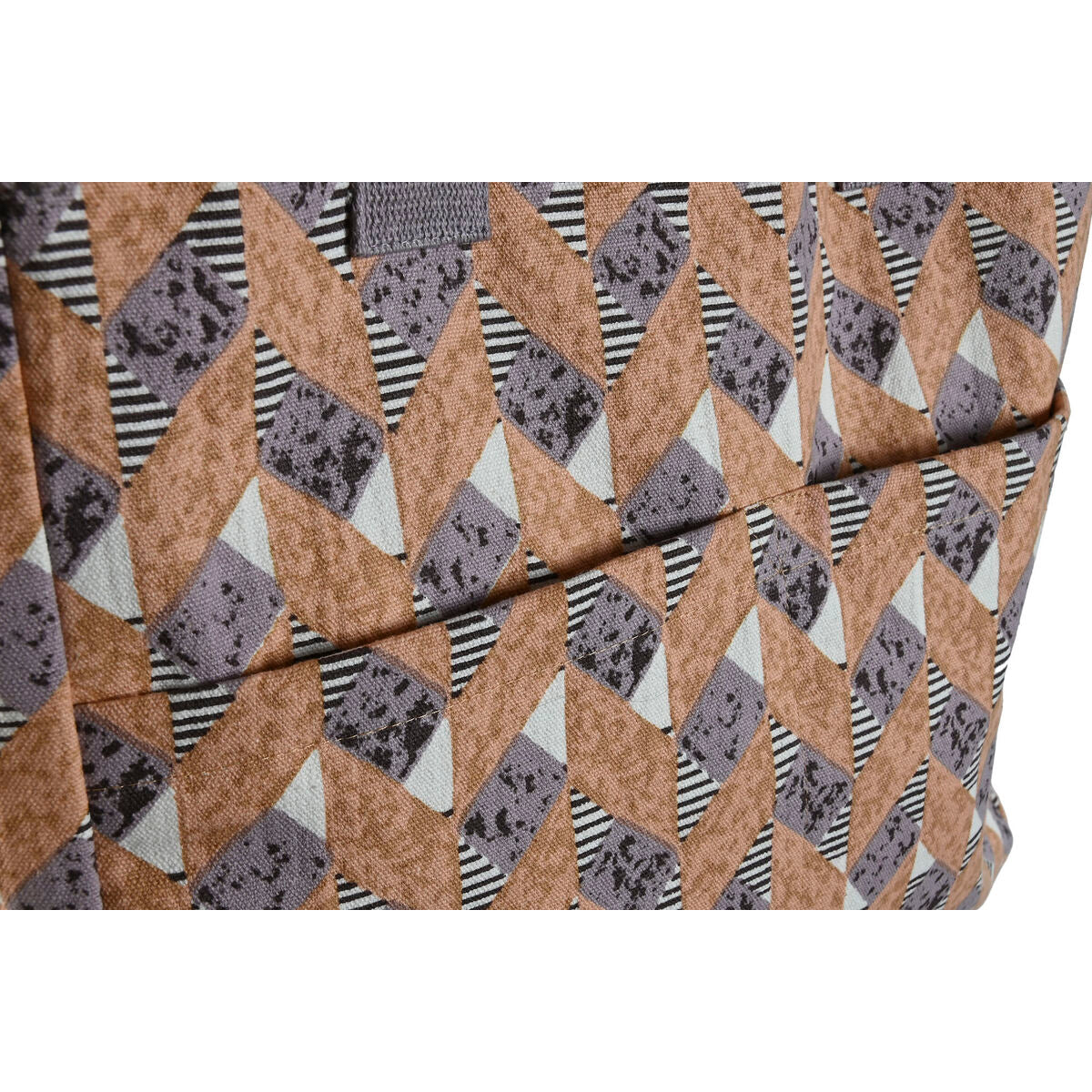 Handtas Dames Home ESPRIT Bruin Turkoois Koraal 55 x 14 x 35 cm (3 Stuks)