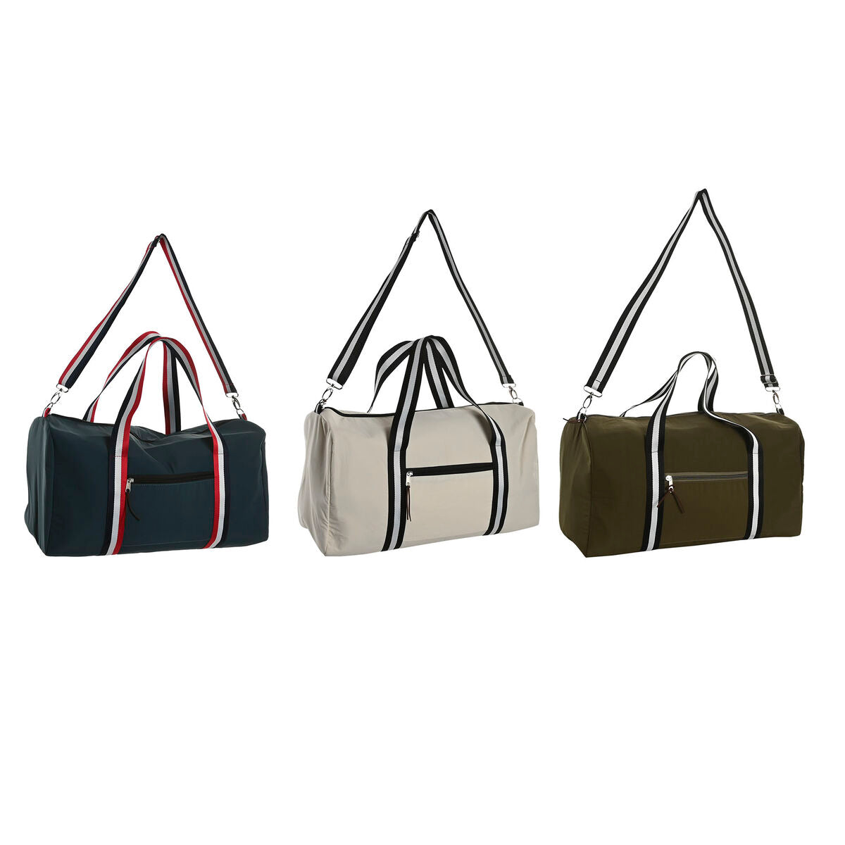 Handtas Dames Home ESPRIT Blauw Groen 26 x 20 x 50 cm (3 Stuks) - Bagage, Tassen - Home ESPRIT