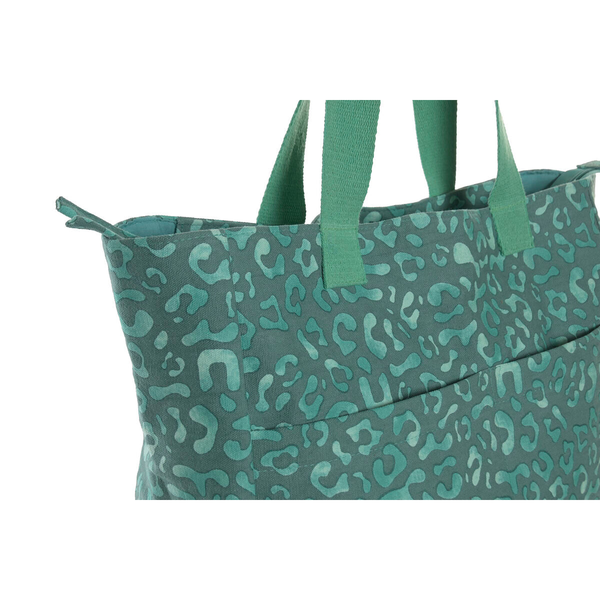 Handtas Dames Home ESPRIT Bruin Groen Roze 55 x 14 x 35 cm (3 Stuks) - Bagage, Tassen - Home ESPRIT