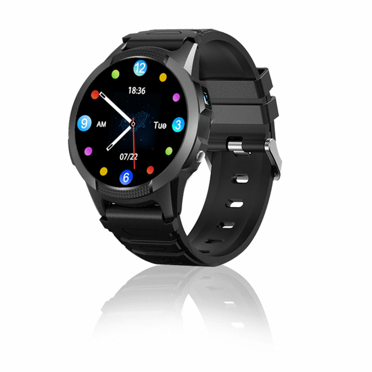 Smartwatch Save Family Slim 1,28" Zwart Zilverkleurig - Elektronica - Save Family