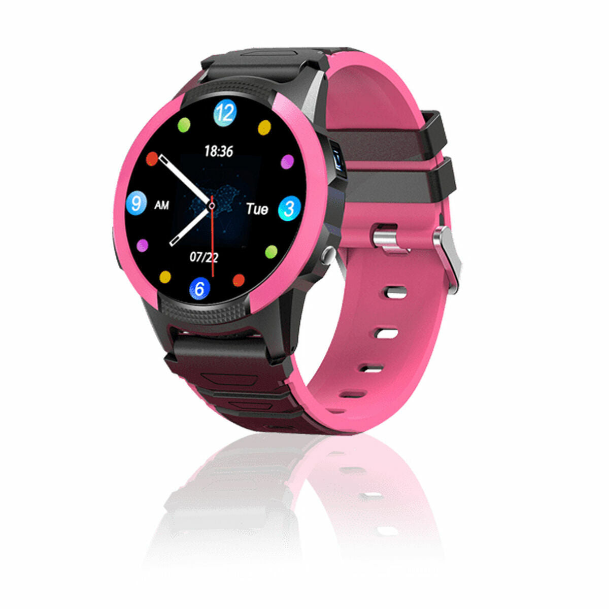 Smartwatch Save Family Slim 1,28" Roze Zilverkleurig - Elektronica - Save Family