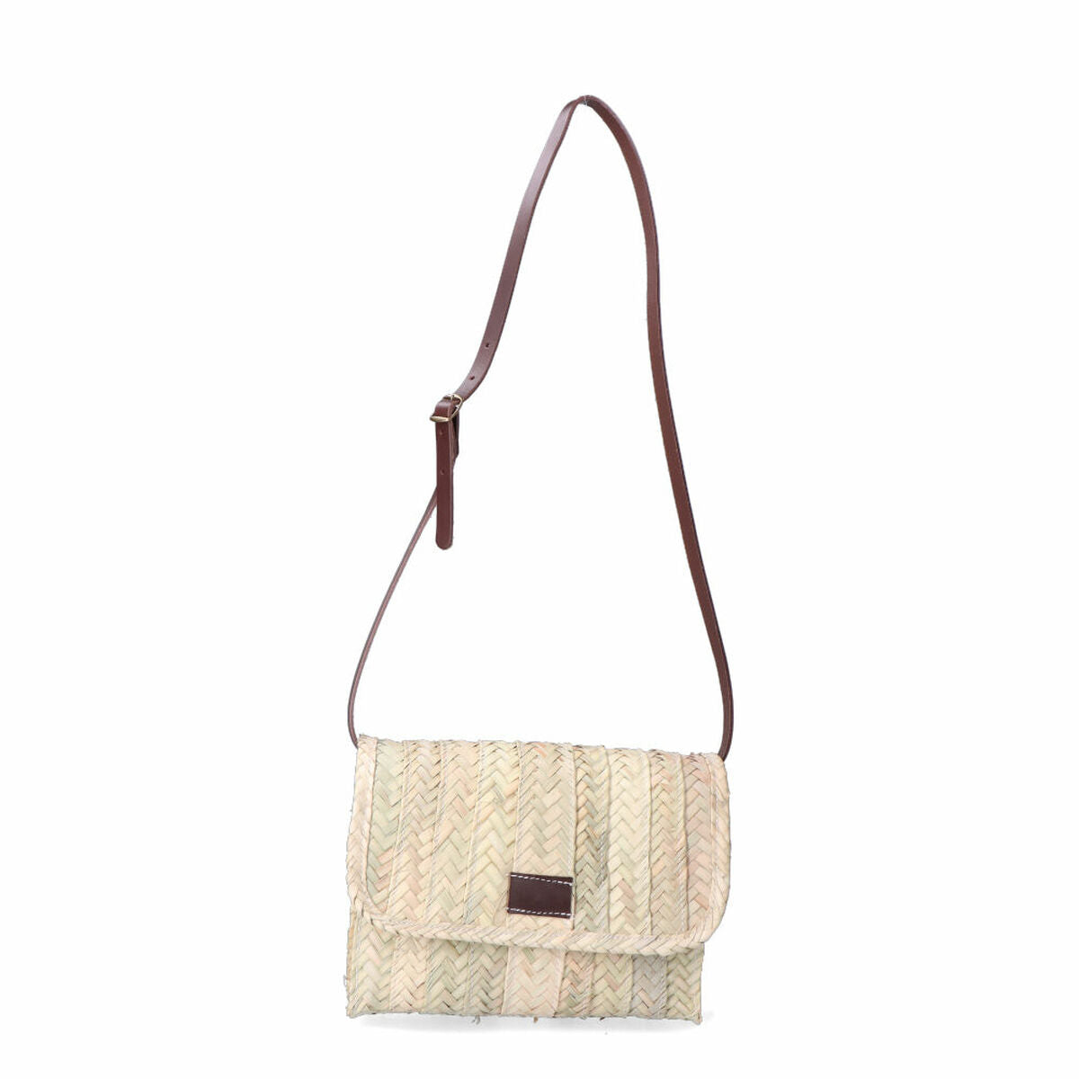 Handtas Dames EDM Lola 27 x 20 cm Palmblad Leer