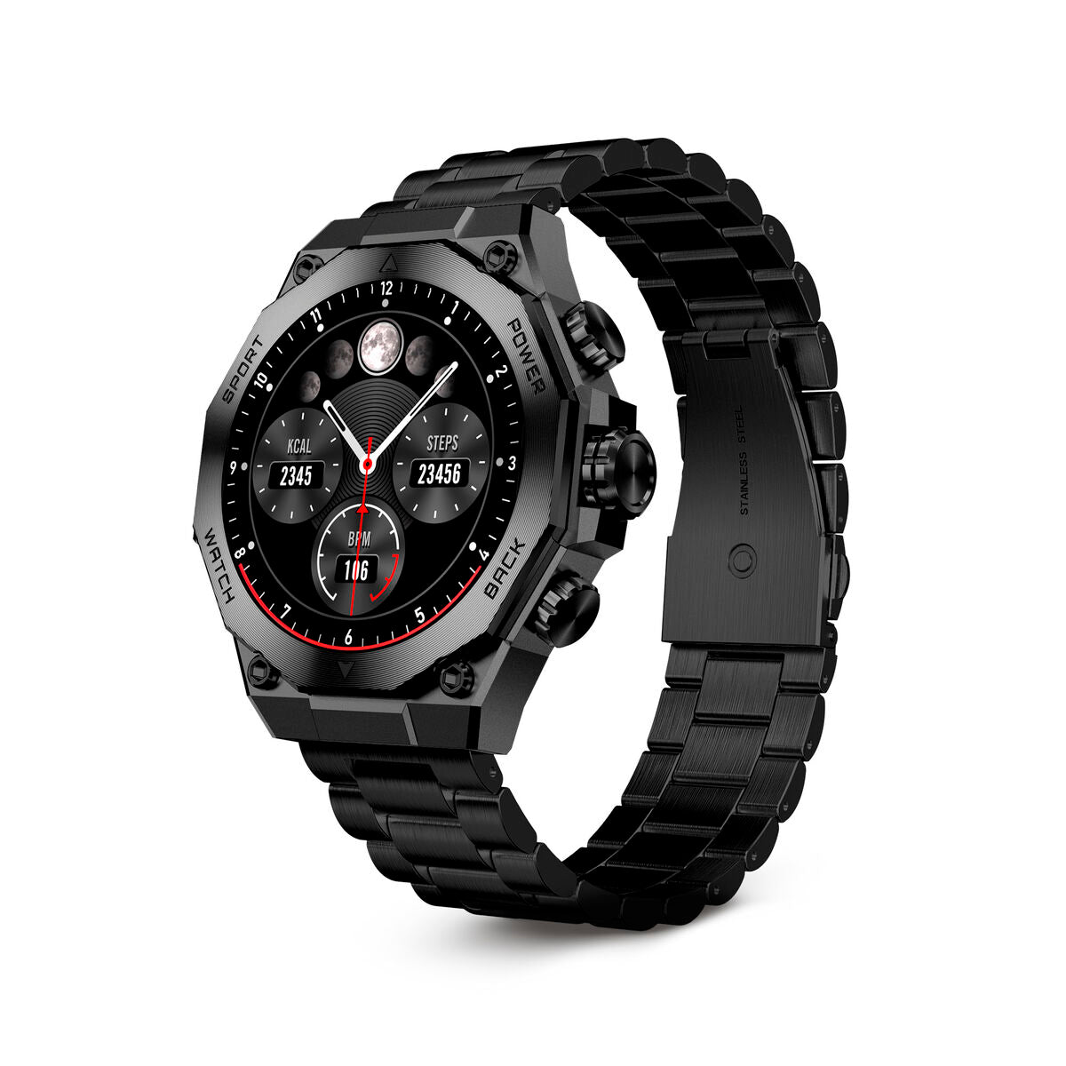 Smartwatch KSIX Titanium Zwart 1,43"