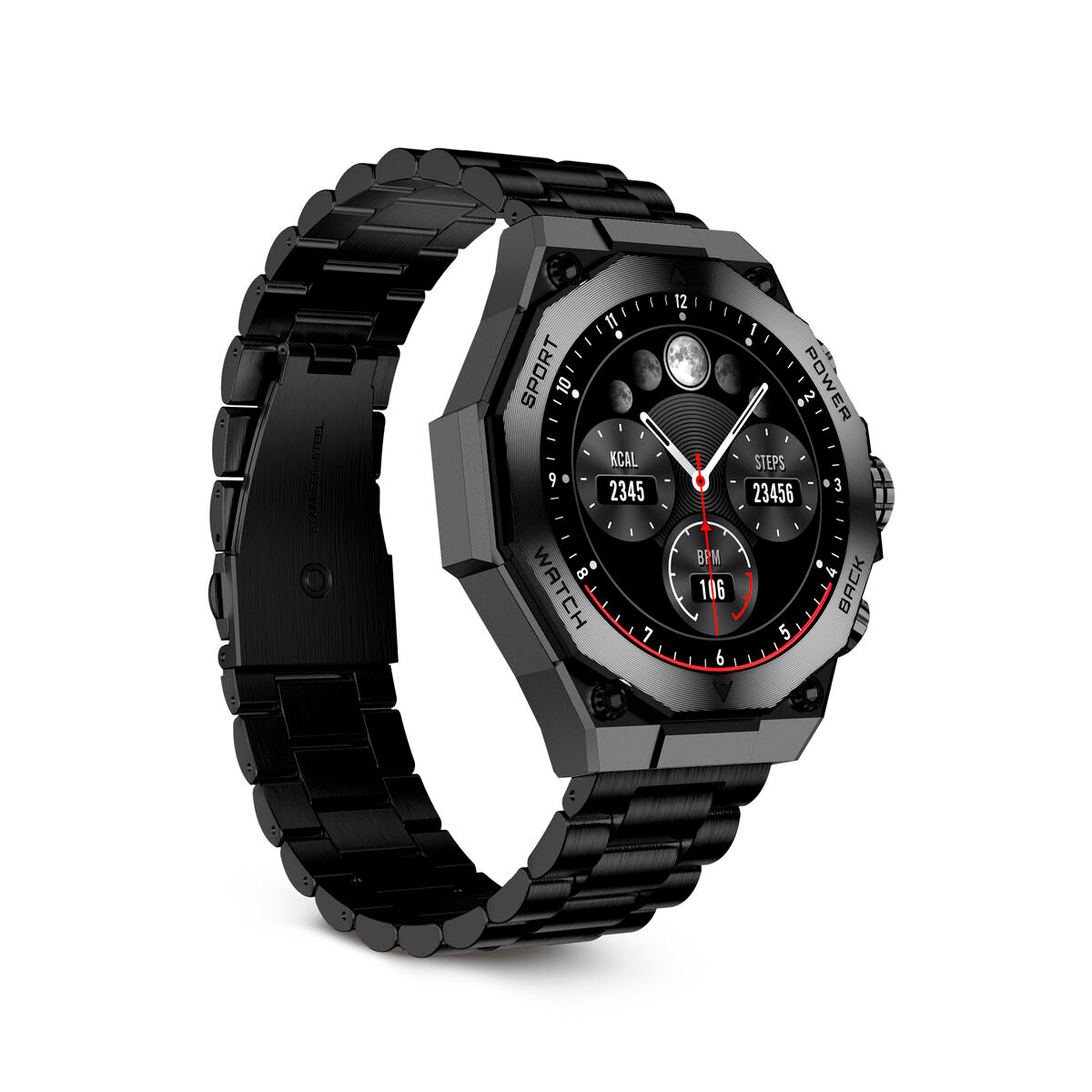 Smartwatch KSIX Titanium Zwart 1,43" - Elektronica - KSIX