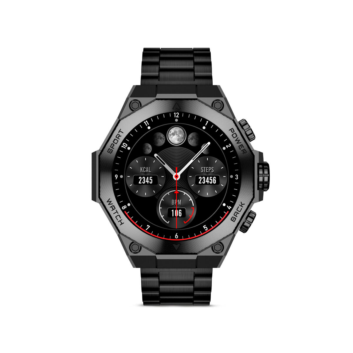 Smartwatch KSIX Titanium Zwart 1,43"
