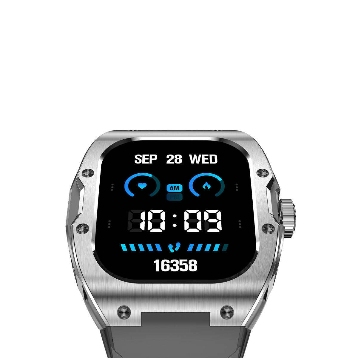Smartwatch KSIX Hero Zwart 1,95" 45 mm