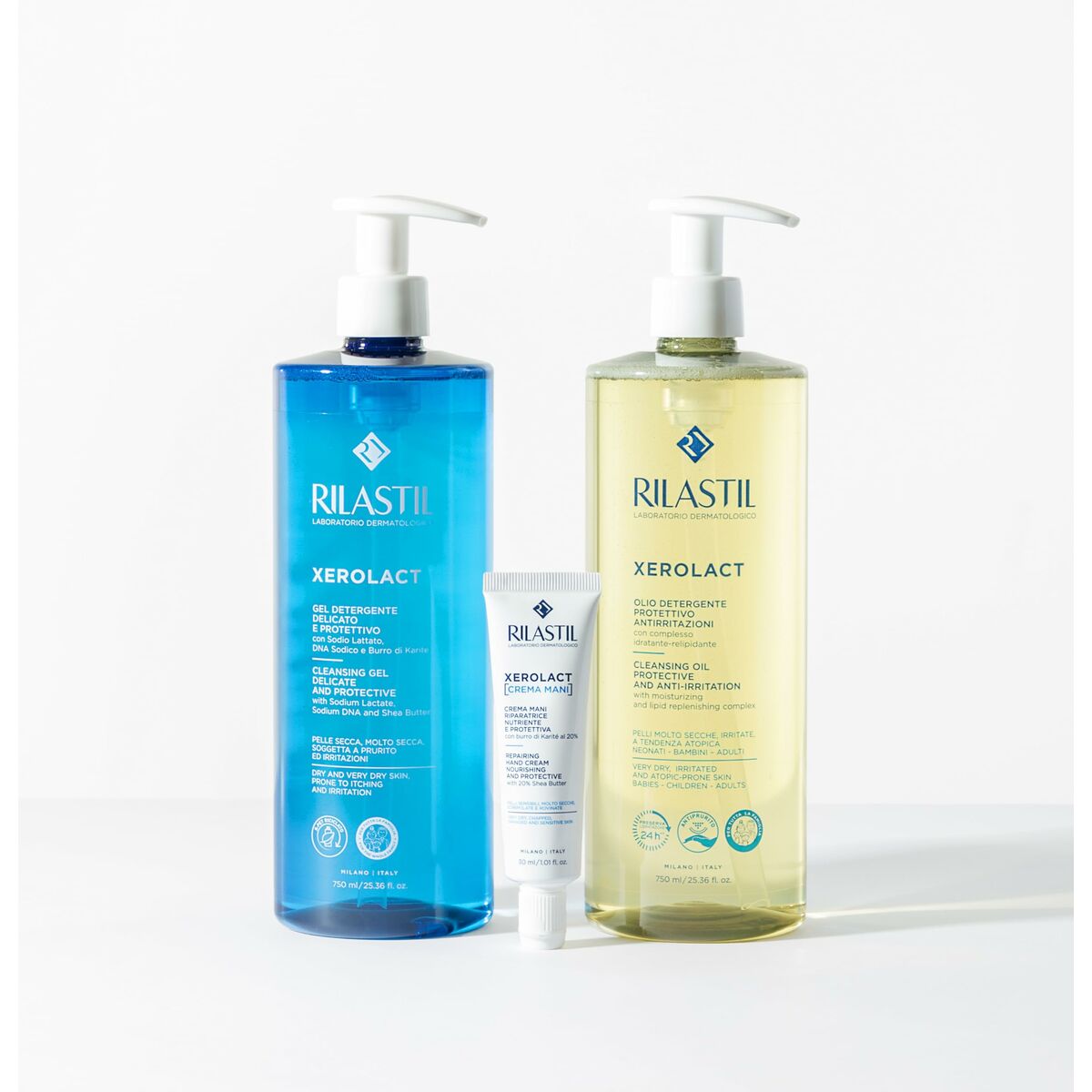 Gezichtsreinigingsgel Rilastil XEROLACT 750 ml