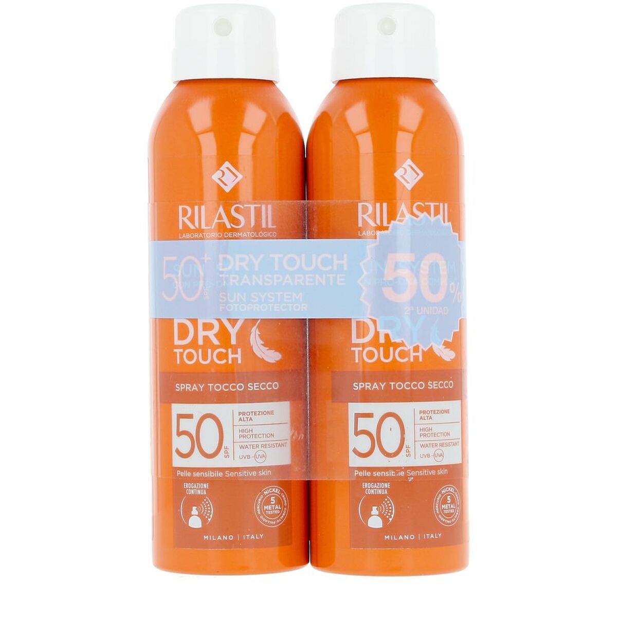 Zonnebrandcrème Rilastil SUN SYSTEM Spf 50+ 200 ml - Schoonheid, Huidverzorging - Rilastil