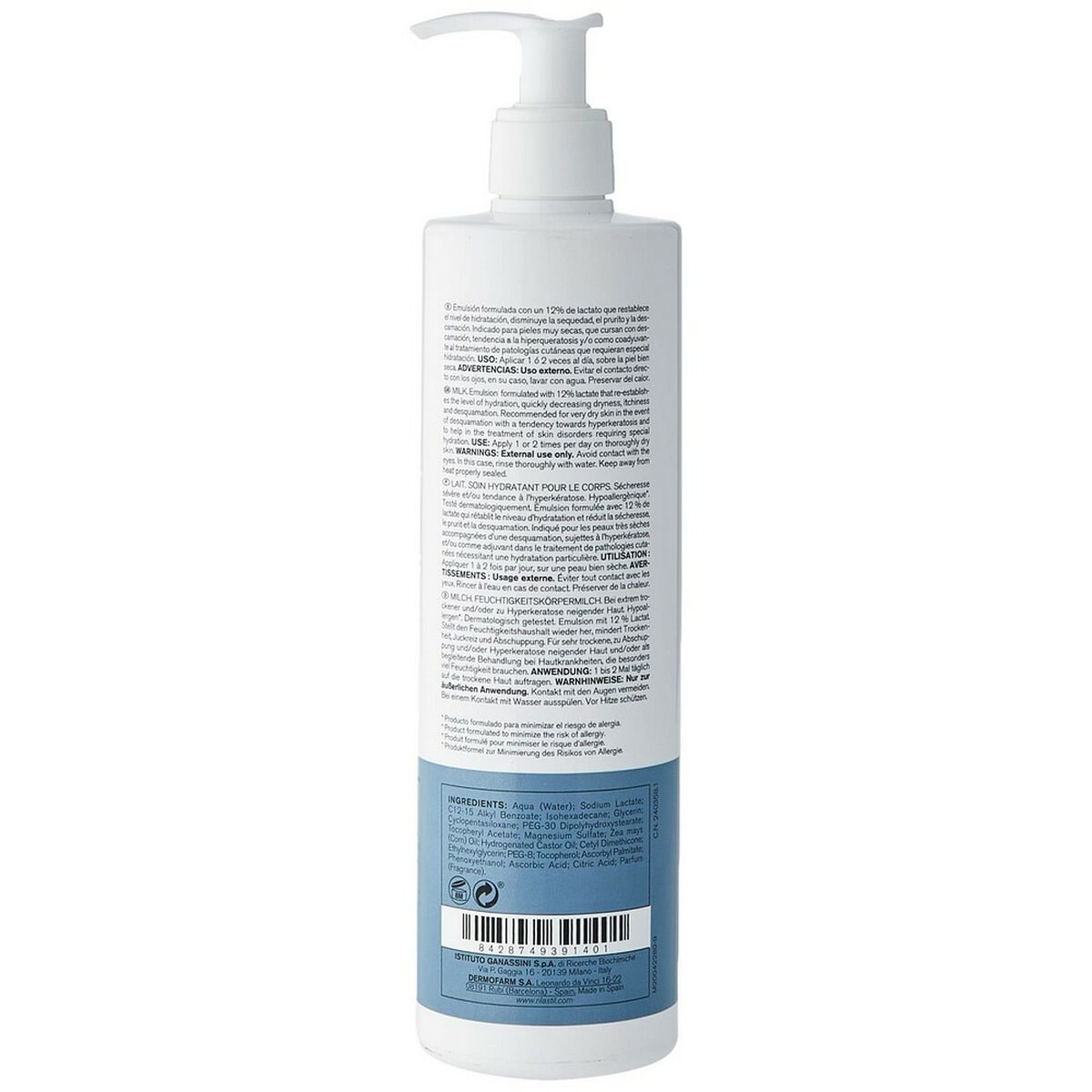 Body Lotion Rilastil Xerolact 400 ml Verzachtend