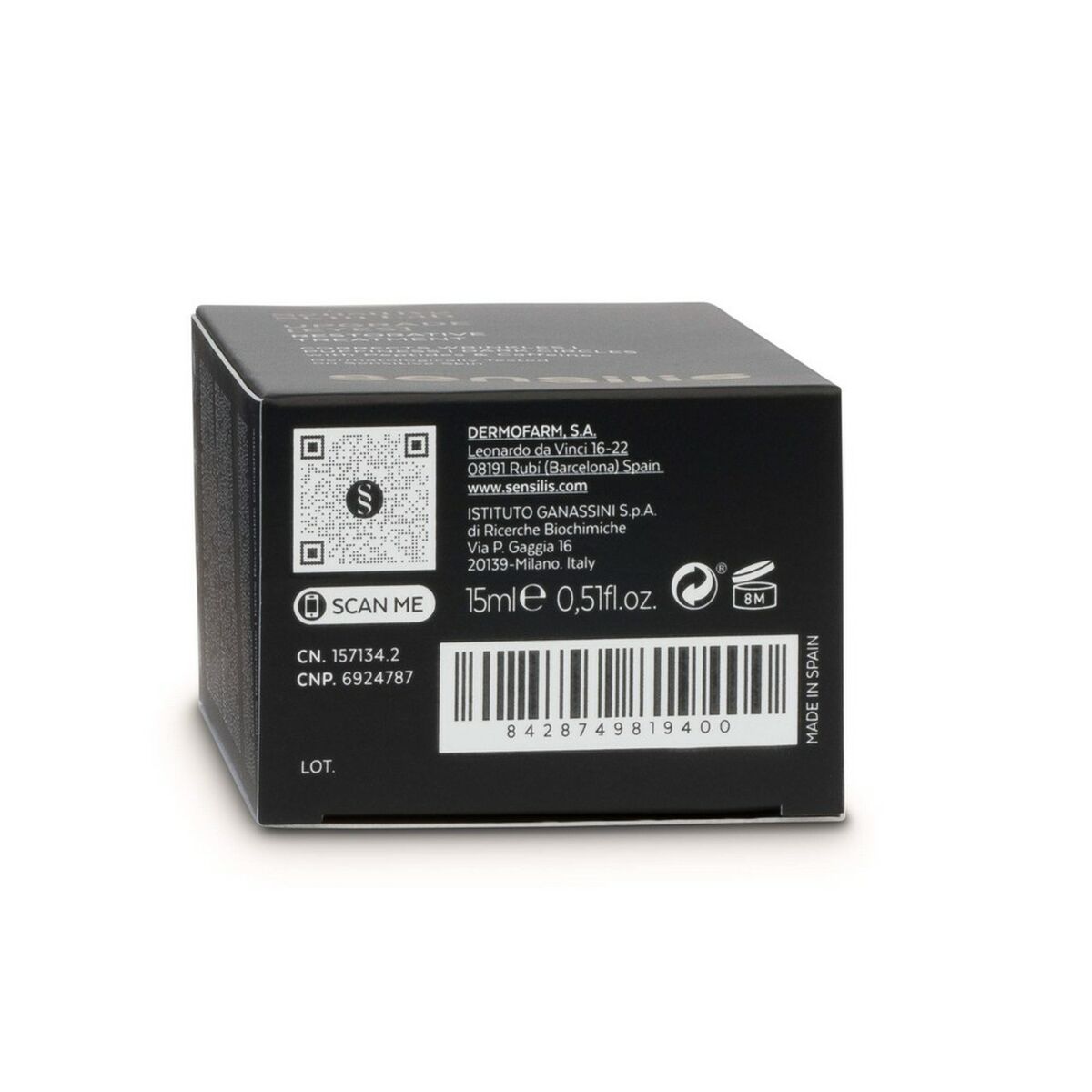 Ooggebied Crème Sensilis Upgrade 15 ml Verstevigende