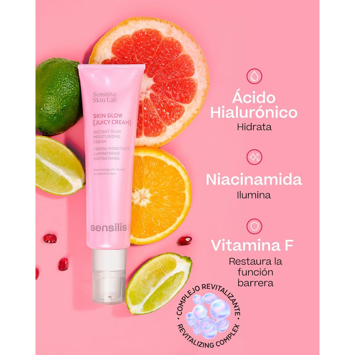 Dagcrème Sensilis SKIN GLOW FACIAL 50 ml - Schoonheid, Huidverzorging - Sensilis