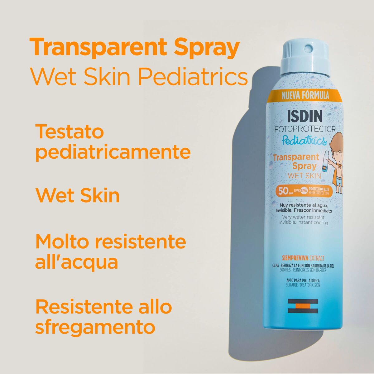 Body Zonnebrandspray Isdin Fotoprotector Pediatrics Transparant Spf 50 250 ml - Schoonheid, Huidverzorging - Isdin