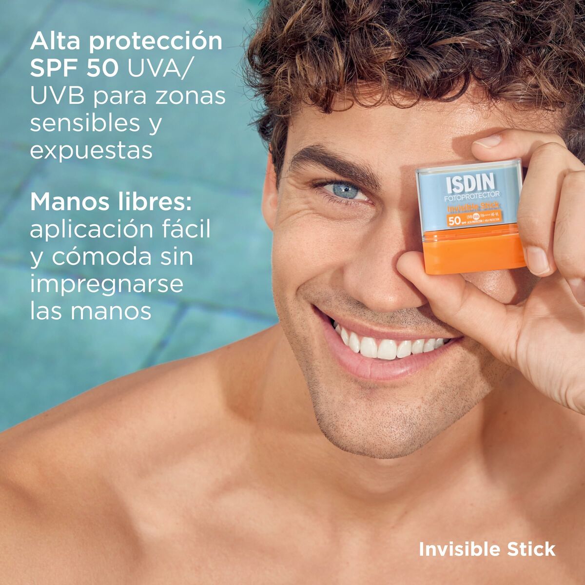 Zonnebrandstick Isdin Invisible Stick Spf 50 10 g - Schoonheid, Huidverzorging - Isdin