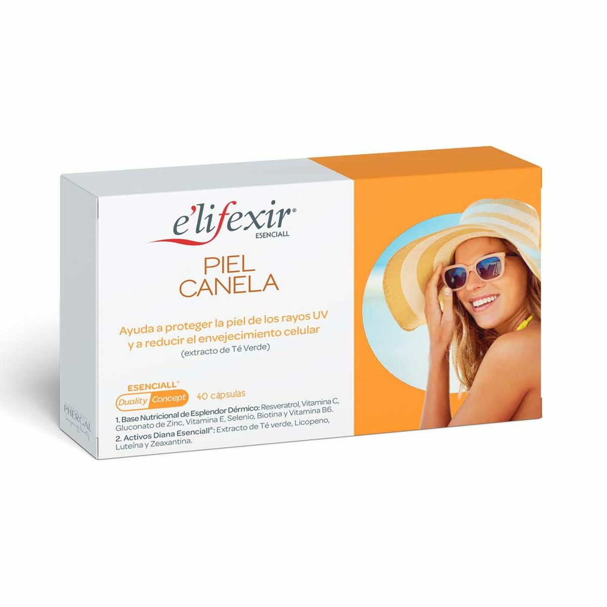 Capsules Elifexir Piel Canela Zonnebescherming (40 Stuks) - Schoonheid, Huidverzorging - Elifexir