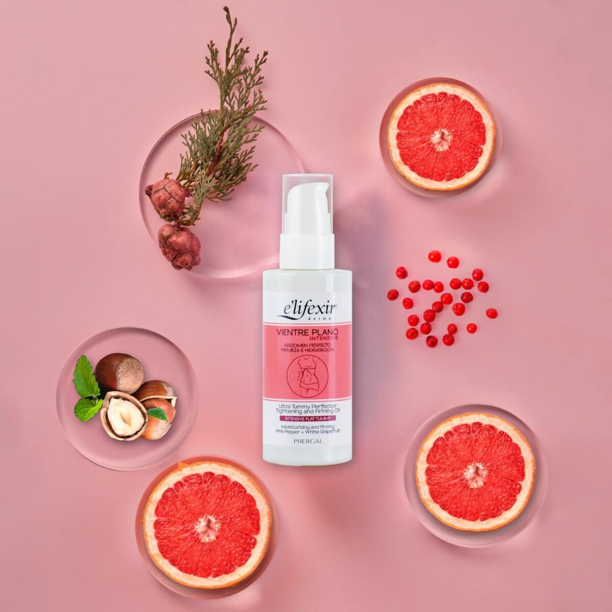 Body Oil Remodeling Elifexir DERMO 100 ml Platte buikeffect - Schoonheid, Huidverzorging - Elifexir