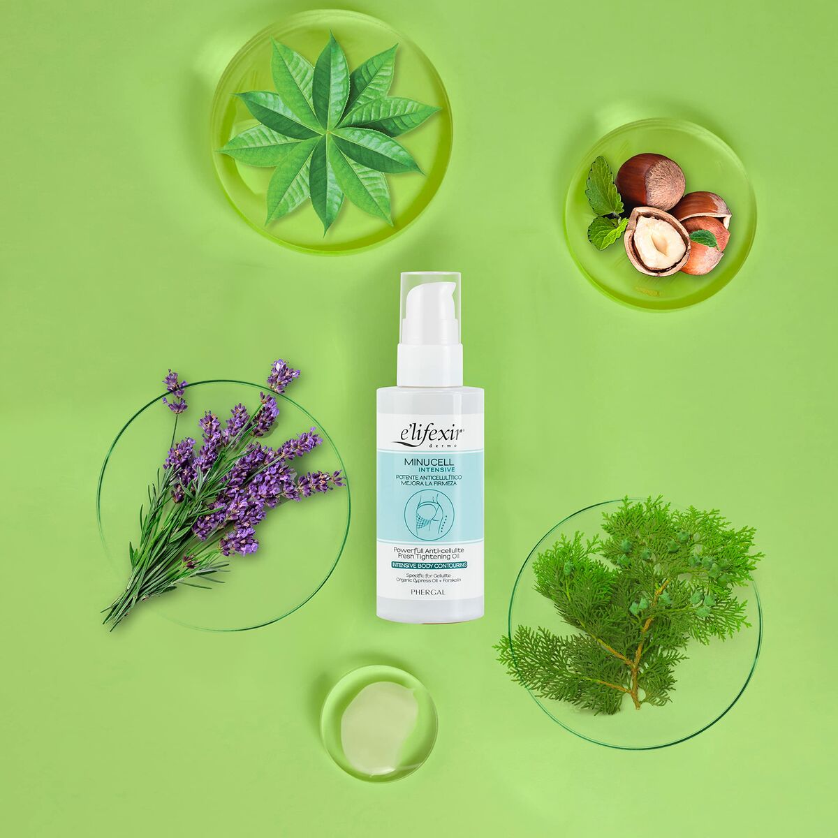 Anti - Cellulitis Lichaamsolie Elifexir Minucell Intensive 100 ml - Schoonheid, Huidverzorging - Elifexir