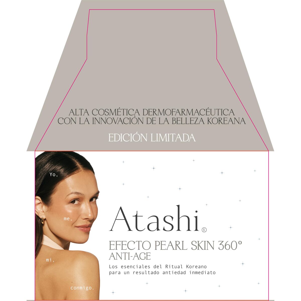 Cosmetica Set Atashi EFECTO PEARL SKIN 360º 6 Onderdelen - Schoonheid, Huidverzorging - Atashi