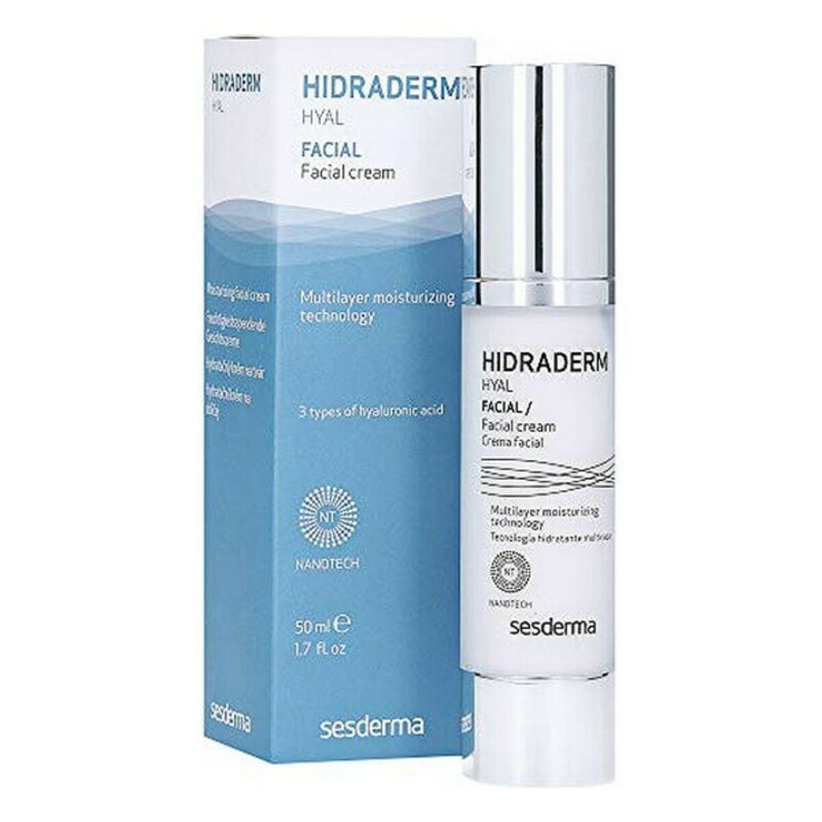 Hydraterende Gezichtscrème Sesderma Hidraderm Hyal 50 ml - Schoonheid, Huidverzorging - Sesderma
