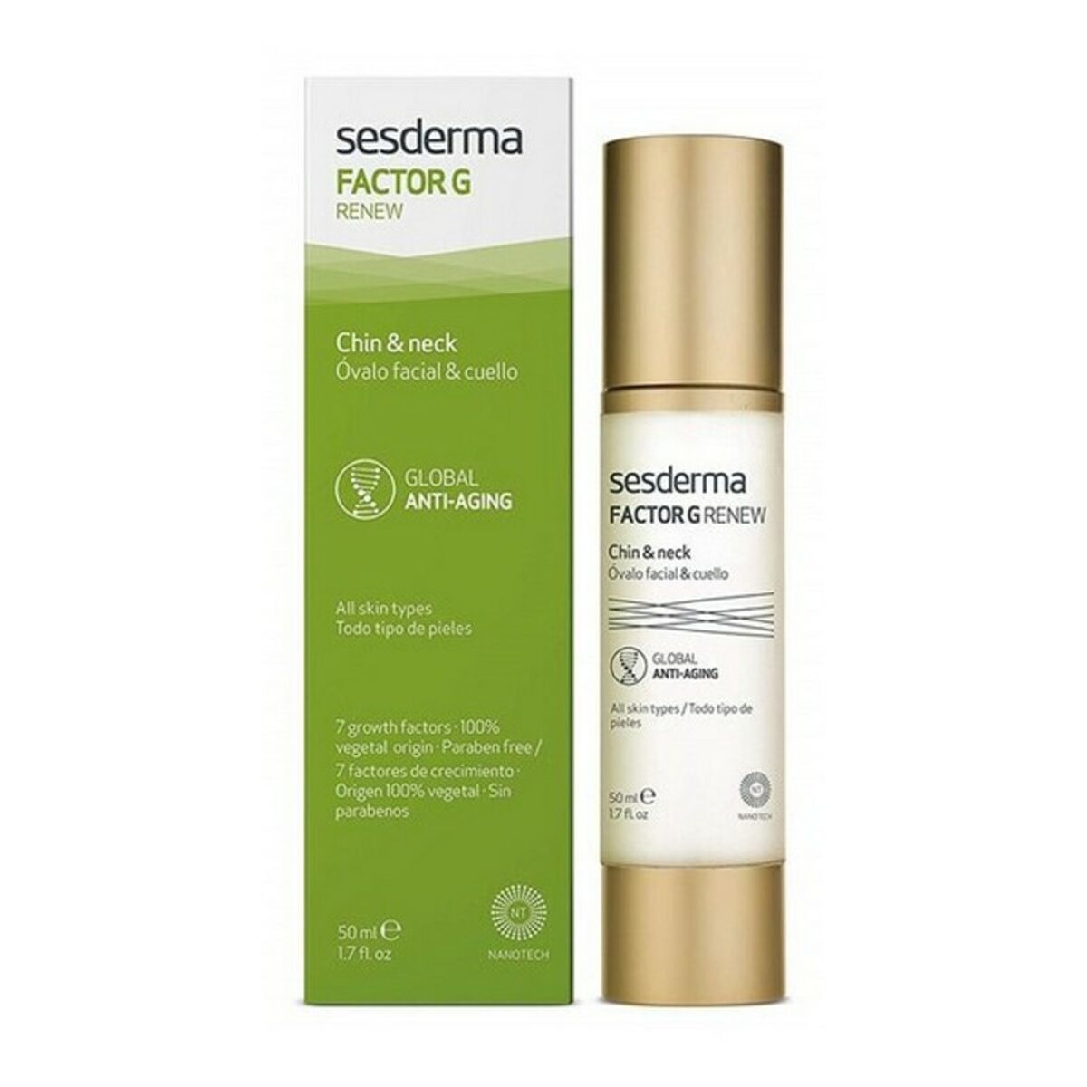 Anti-Aging Halscrème Sesderma Factor G Renew 50 ml