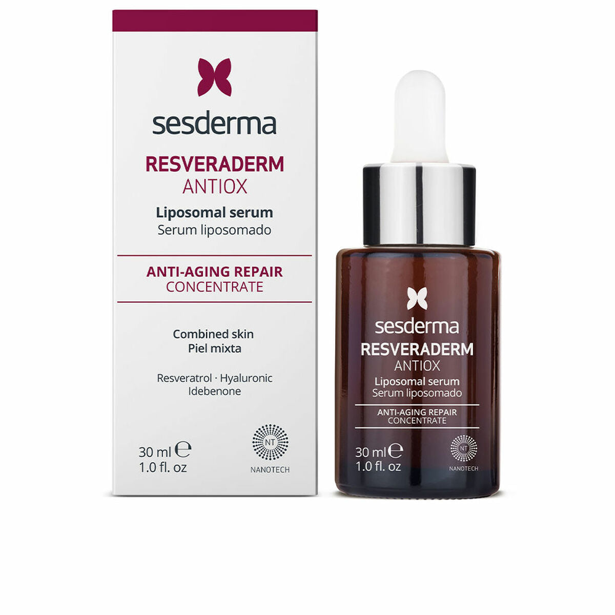 Antioxidant Serum Sesderma Resveraderm 30 ml - Schoonheid, Huidverzorging - Sesderma