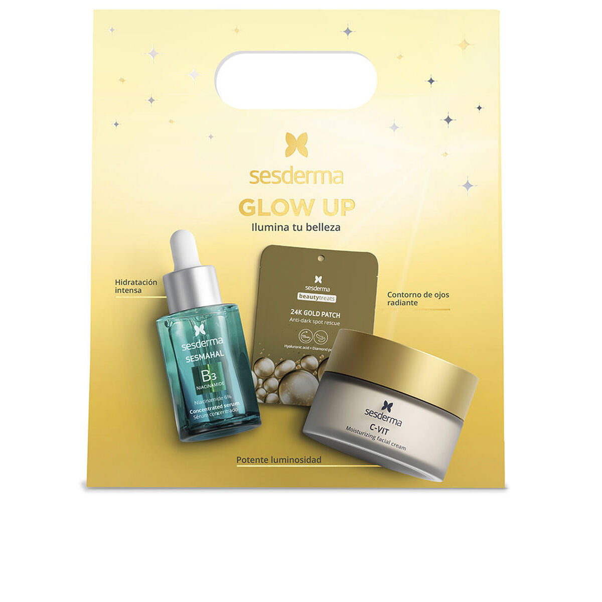 Cosmetica Set Sesderma Glow Up 3 Onderdelen