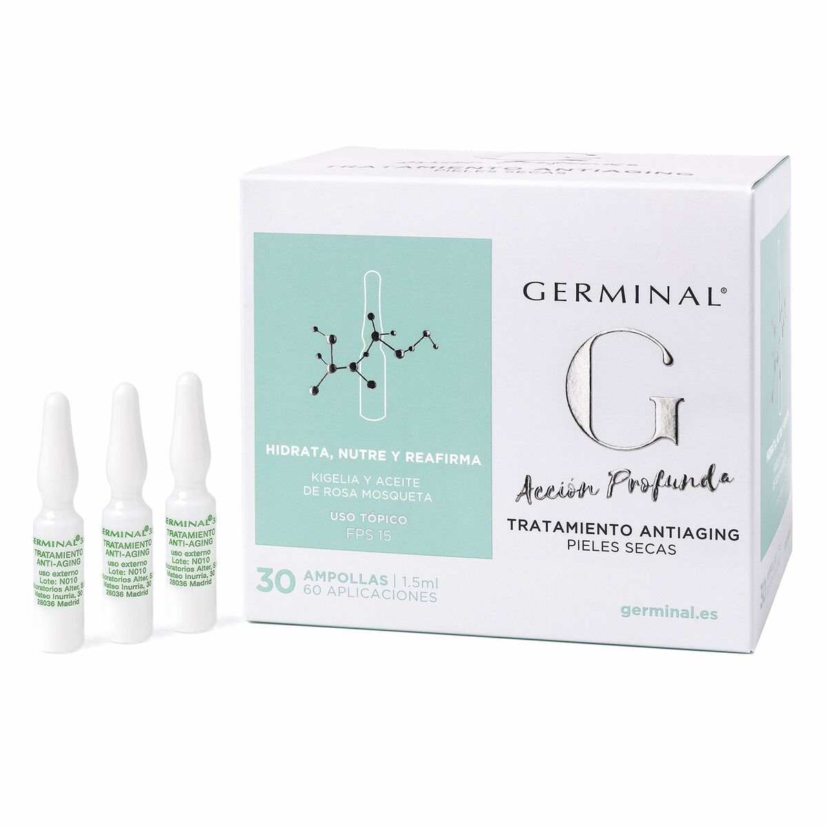 Ampullen Germinal 30 x 1,5 ml Droge Huid Anti-Aging