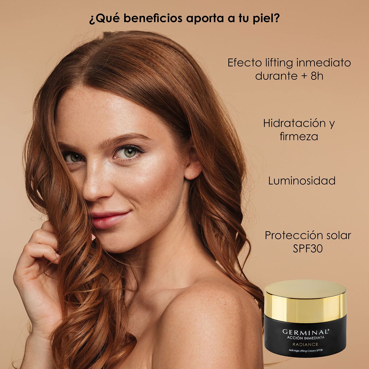 Anti - Aging Crème Lifting Effect Germinal Acción Inmediata Radiance Spf 30 50 ml - Schoonheid, Huidverzorging - Germinal