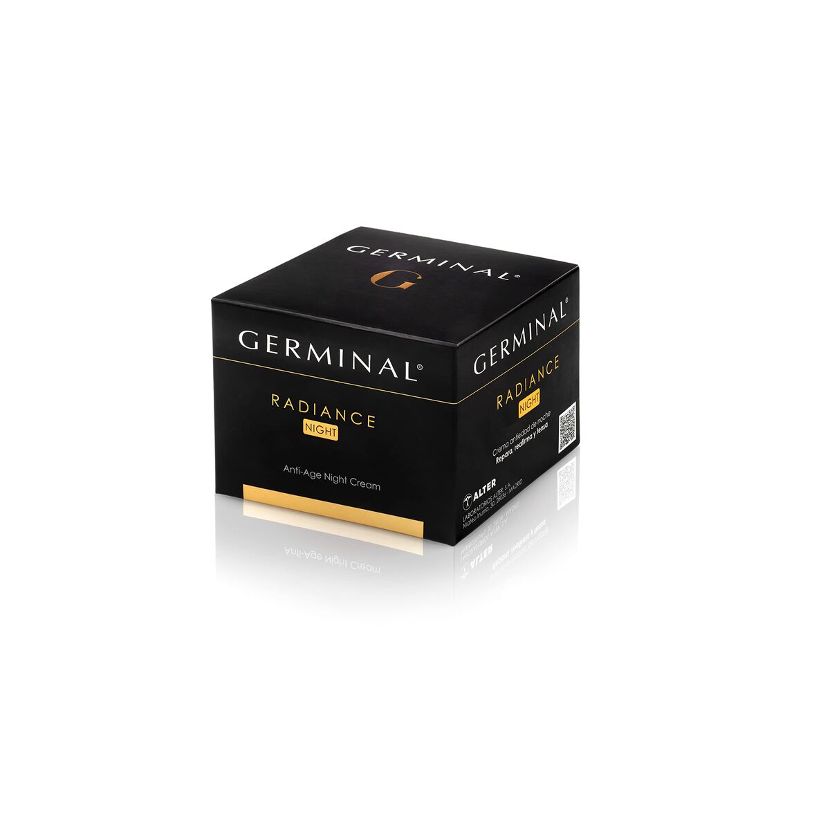Anti-Aging Nachtcrème Germinal Acción Inmediata Radiance 50 ml Onmiddellijk effect