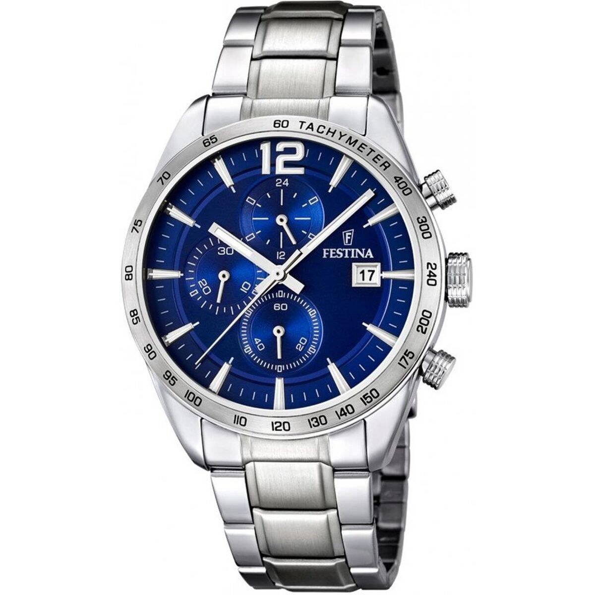 Horloge Heren Festina F16759/3 Zilverkleurig - Klokken, Heren - Festina