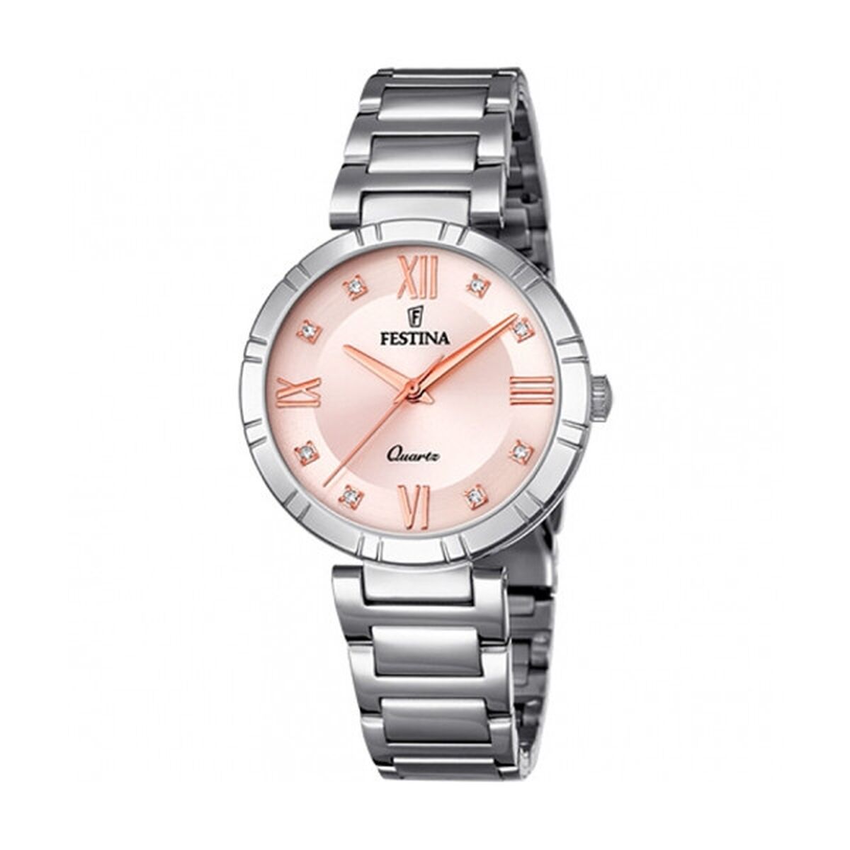 Horloge Heren Festina F16936/C Zilverkleurig Roos Goud - Klokken, Heren - Festina
