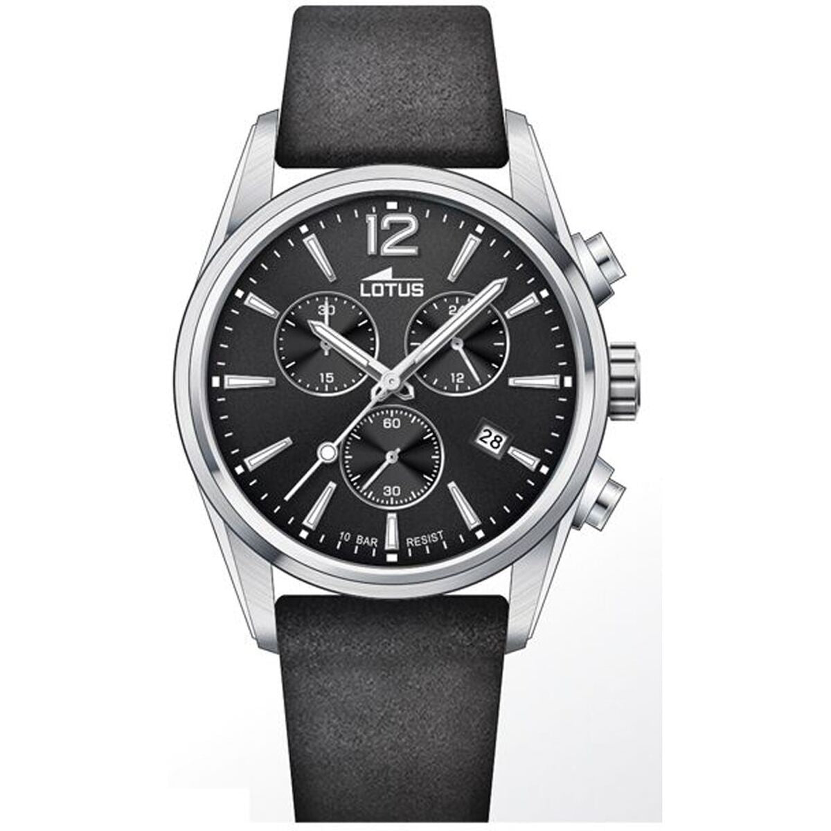 Horloge Heren Lotus 18691/3 Zwart