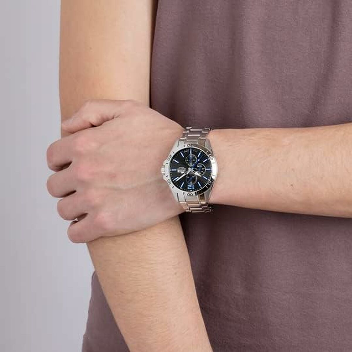 Horloge Heren Lotus 18812/2 Grijs Zilverkleurig - Klokken, Heren - Lotus