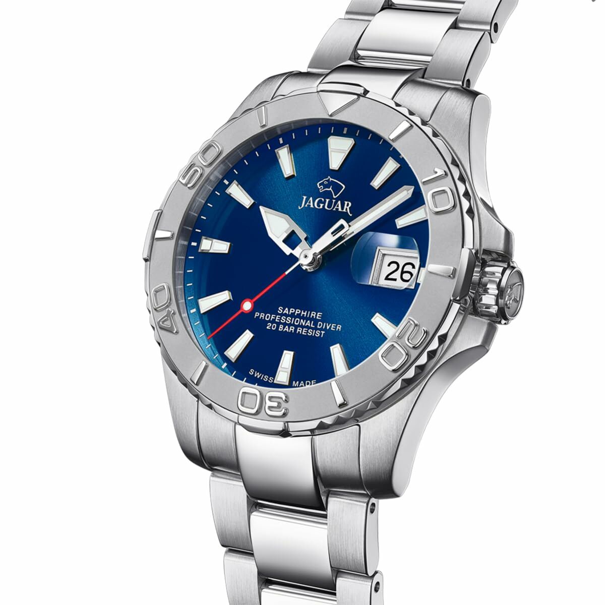 Horloge Heren Jaguar Zilverkleurig