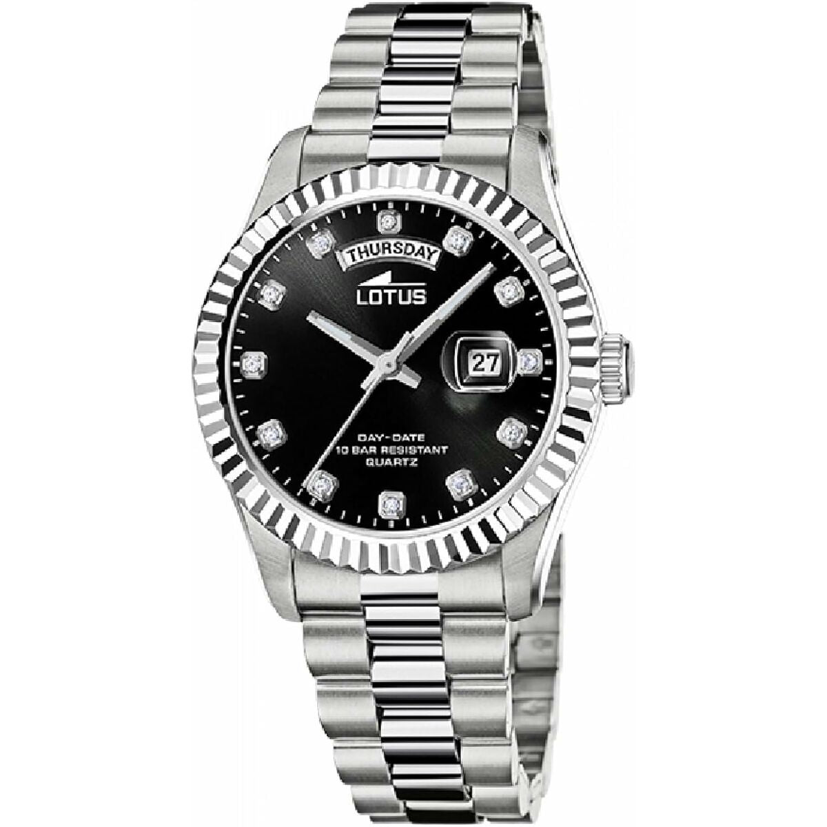 Horloge Heren Lotus 18854/7 Zwart Zilverkleurig