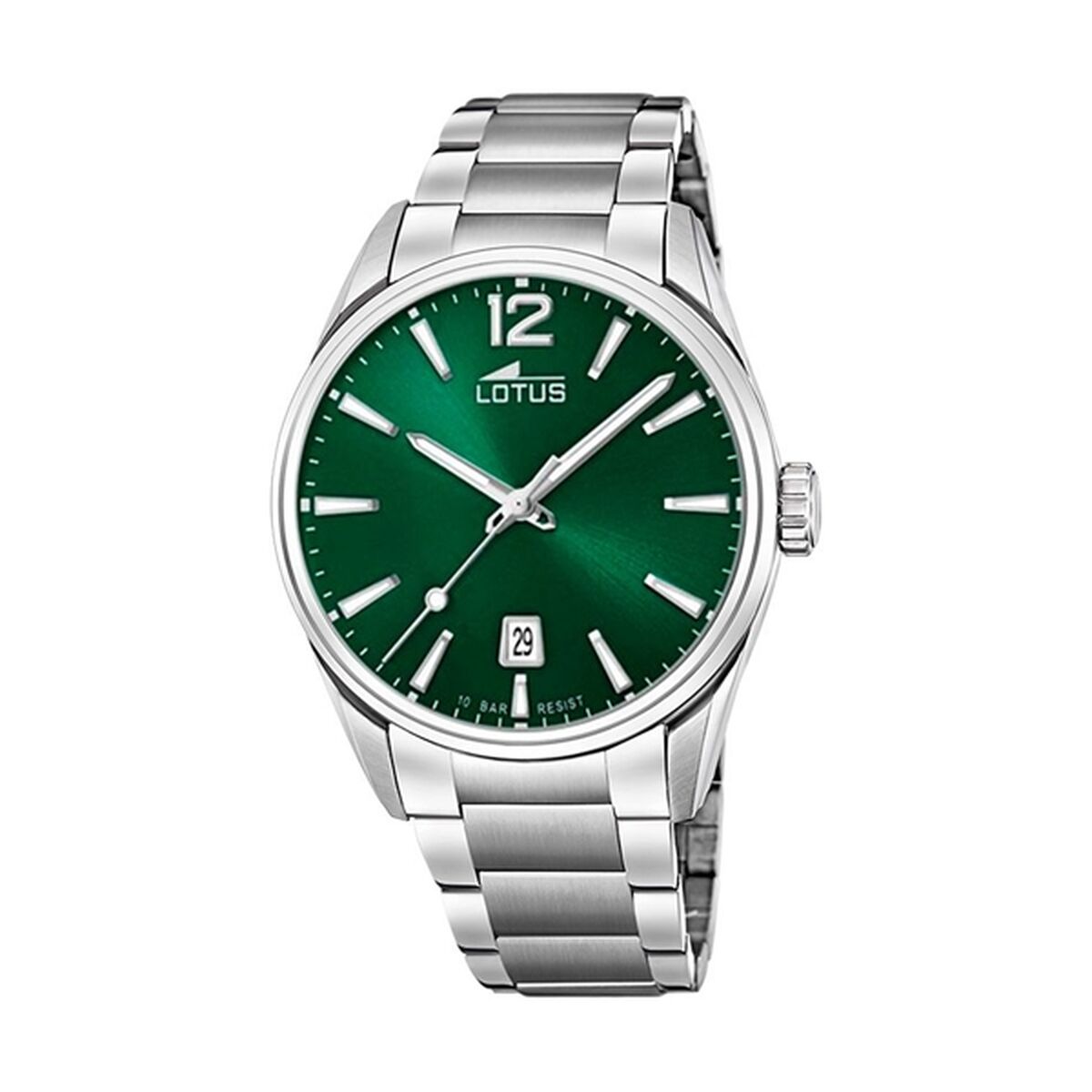 Horloge Heren Lotus 18692/4 Groen Zilverkleurig - Klokken, Heren - Lotus