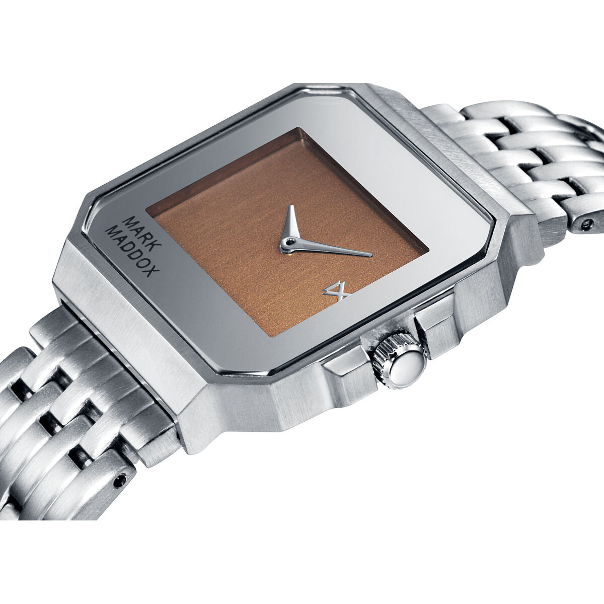 Horloge Uniseks Mark Maddox HM7113-40 Zilverkleurig (Ø 40 mm)