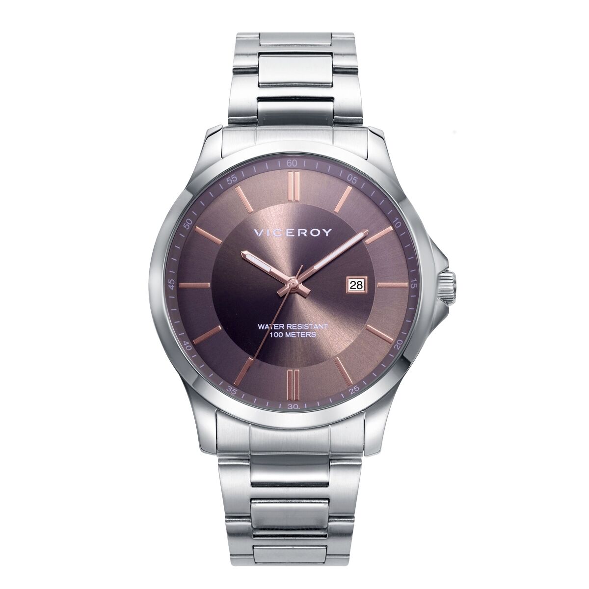 Horloge Heren Viceroy 401289 - 17 Zilverkleurig (Ø 43 mm) - Klokken, Heren - Viceroy