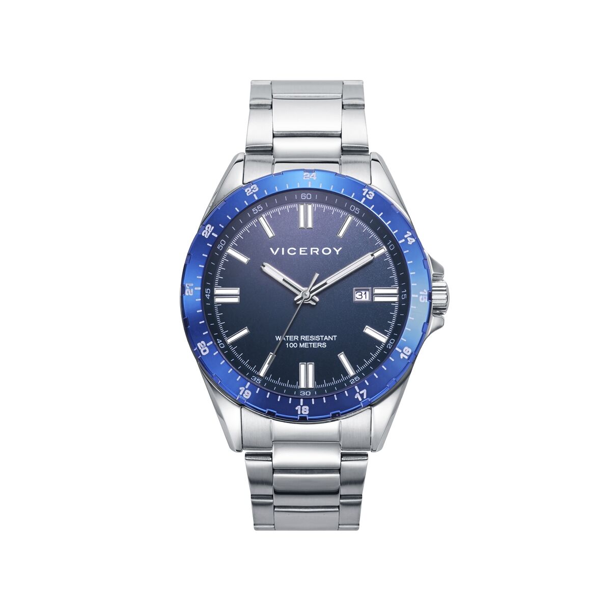 Horloge Heren Viceroy 401295 - 33 Zilverkleurig (Ø 43 mm) - Klokken, Heren - Viceroy