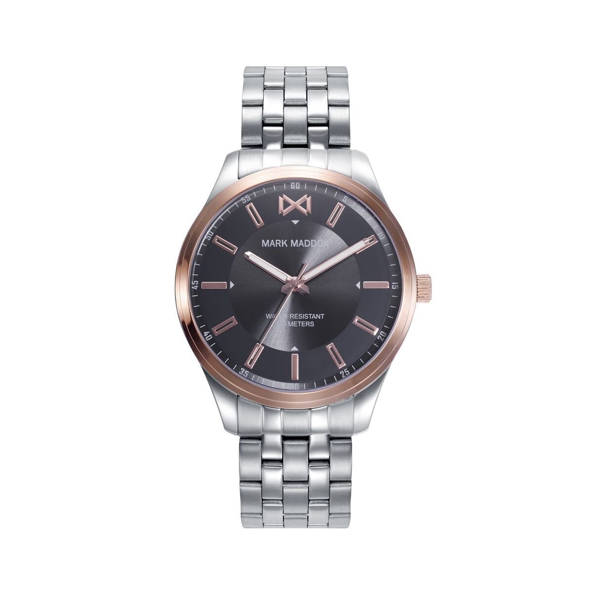 Horloge Heren Mark Maddox HM0142 - 17 Zwart Zilverkleurig - Klokken, Heren - Mark Maddox