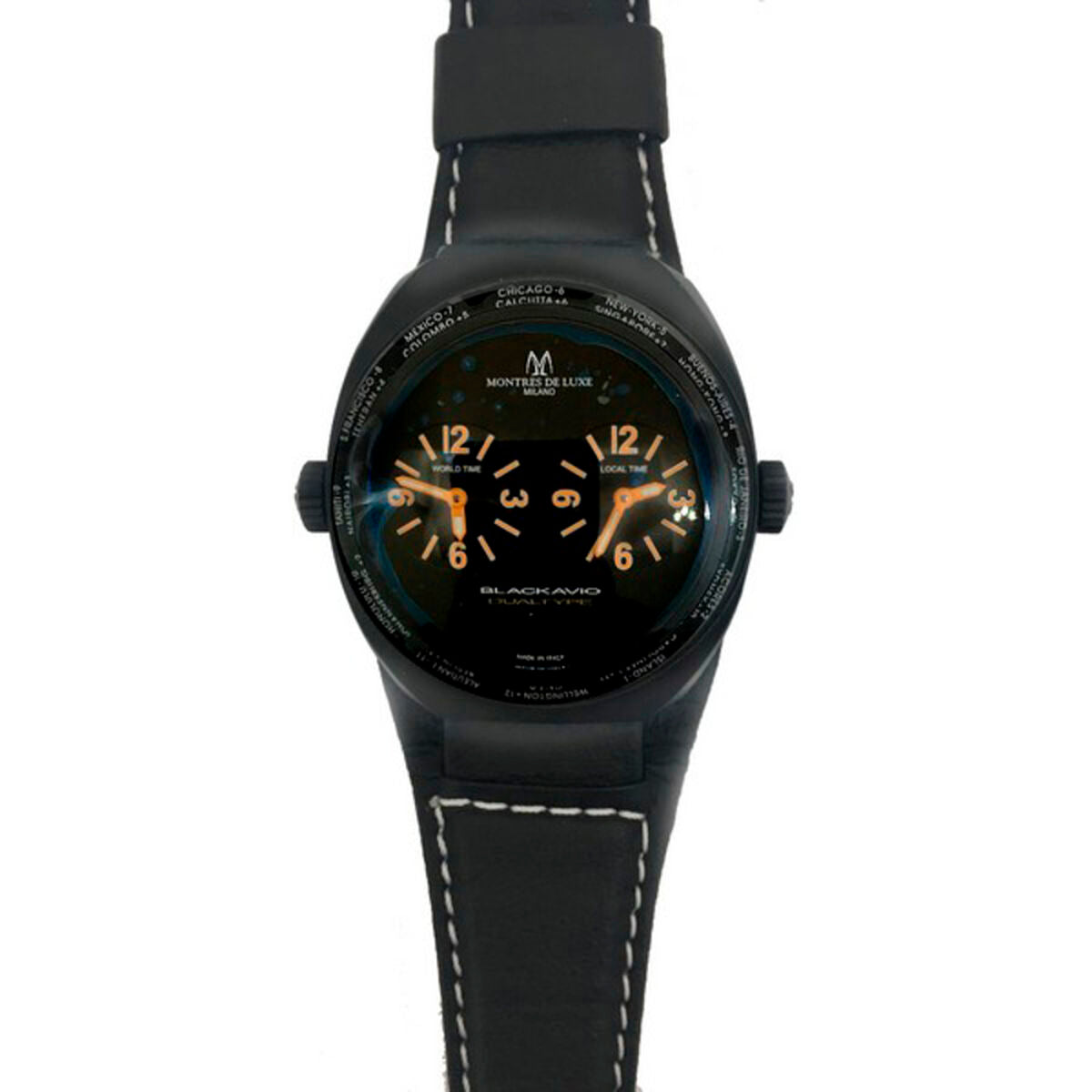 Horloge Uniseks Montres de Luxe 09BK - 3002 (Ø 40 mm) - Klokken, Unisex voor volwassenen - Montres de Luxe