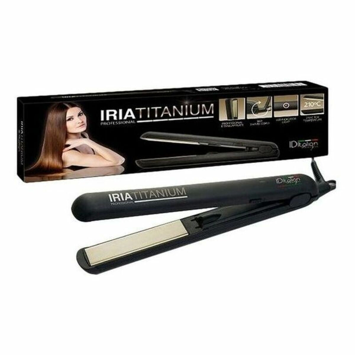 Stijltang Iria Titanium Id Italian IDETITIRIA (1 Stuks)