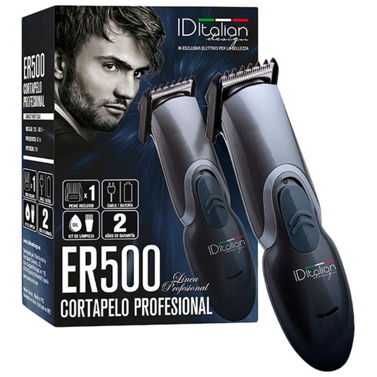 Tondeuse ER 500 Id Italian Zwart