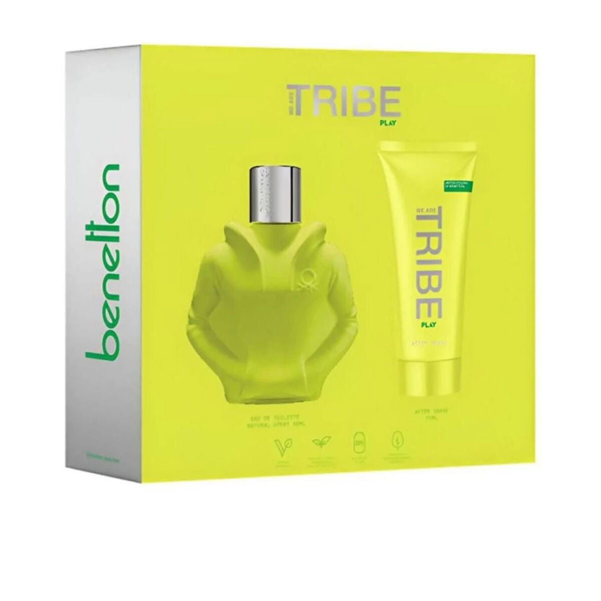 Parfumset voor Heren Benetton WE ARE TRIBE PLAY MEN 2 Onderdelen