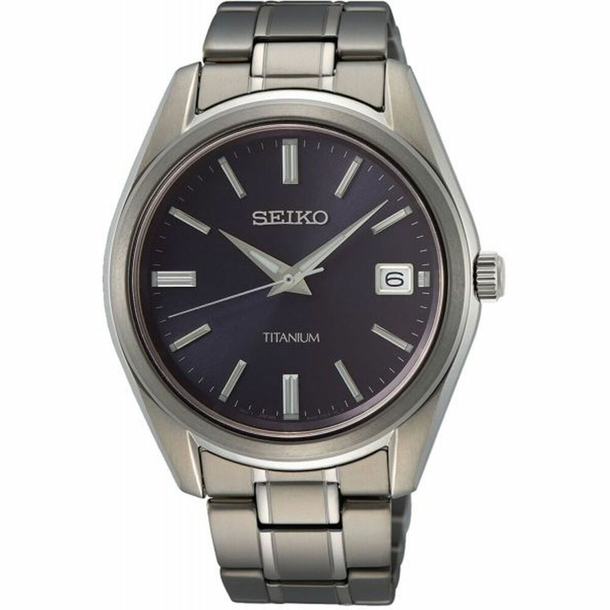 Horloge Heren Seiko SUR373P1 Grijs Zilverkleurig (Ø 40 mm)